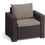 Комплект садовой мебели Allibert California 3 seater коричневый (8711245155432): Декорирование Однотонный