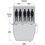 Палатка Outwell Springwood 5 Green (111211)