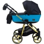 Коляска 2 в 1 Adamex Barcelona Polar (Gold) BR608 (624634): Возможность установки люльки есть