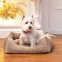 Лежак Pet Fashion DENVER №2 78х60х20 см бежевий (4823082424016): Матеріал Полиэстер