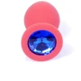 Анальная пробка с кристаллом Boss Series Exclusivity Jewellery Silicon Plug S