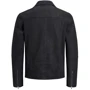 Кожаная куртка Jack & Jones 74667606 54 черная демисезон: Подкладка На подкладке