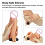 Насадка с вибрацией LoveToy Add 1.5" Vibrating Silicone Extender, Flesh