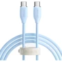 Кабель Baseus Cable USB-C to USB-C Silky Series 100W 1m Blue (P10377704313-00): Тип USB-C - USB-C