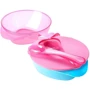 Тарелочка глубокая с крышкой и ложечкой Tommee Tippee 2 штуки розовая и голубая (44671841-1)