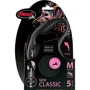Поводок-рулетка Flexi New Classic М до 20 кг 5 м черный (4000498022627): Тип шнура Трос