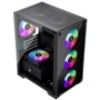 Корпус 1stPlayer X2-M-4F2(AP) Black: Мощность БП, Вт нет