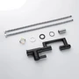Смеситель для раковины Lefton Single-Hole Rotatable Faucet with Temperature Display-BF2204 Matt Black: Тип излива Многонаправленный