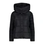 Куртка CMP Woman Jacket Zip Hood 31K2836-U901 50 (42) черная демисезон с капюшоном