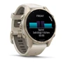 Смарт-часы Garmin Fenix 8 AMOLED 43mm Sapphire Soft Gold with Fog Grey/Dark Sandstone Silicone Band (010-02903-11): Время работы до 10 дней