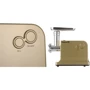 М'ясорубка Vilgrand V221-PMG Gold: Додаткові насадки соковыжималка шнековая, овощерезка (терка/шинковка), насадка для колбасок, насадка «кеббе»