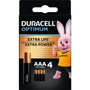 Duracell AAA bat Alkaline 4шт Optimum (5015596)