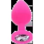 Анальная пробка Toy Joy Large Diamond Booty Jewel (розовая)