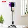 XO SS10 Mini Tripod Stand Bluetooth Selfie Stick with Mirror 80cm Black фото 6