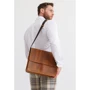 Мужская сумка почтальонка BlankNote Classic светло-коричневый Crazy Horse (BN-BAG-55-k-kr): Фактура Матовая