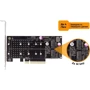 Frime PCIe x8 to 2 x M.2 PI6C20400BLE (ECF-PCIETOSSD018.LP): Тип Плата расширения