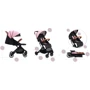 Прогулочная коляска Momi Estelle Love Black-Pink (WOSP00004): Ширина шасси 51