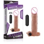 Насадка на член LYBAILE Pleasure X-Tender Vibrating Penis Sleeve Add 2" Flesh 3