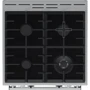 Плита комбинированная Gorenje KC644XU: Тип варочной поверхности газовая