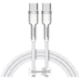 Кабель Baseus Cable USB-C to USB-C Cafule Metal 100W 1m White (CATJK-C02)