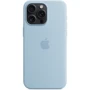 Чехол для iPhone Apple iPhone 15 Pro Max Silicone Case with MagSafe - Light Blue (MWNR3ZM/A): Тип чехла накладка на заднюю часть