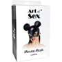 Кожаная маска мышки Art of Sex - Mouse Mask, розовый