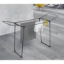 Сушарка Metaltex HYDRA ONYX 179x56x105см 18 му (407937): Тип підлоги сушарка для білизни