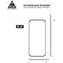 Аксессуар для смартфона ArmorStandart Tempered Glass Pro Black for Google Pixel 9 Pro (ARM74678): Цвет черный