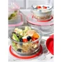 Емкость для хранения Bergner 0.8 л BG-5832-RD-6: Материал корпуса Термостойкое стекло