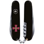Мультитул Victorinox Huntsman Army 91мм/15 функций/черный /Эмблема ВСУ (1.3713.3_W0010u): Тип мини-мультитул