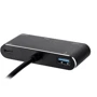 Адаптер 2E Adapter USB-C to USB-C+Mini-jack 3.5+HDMI+VGA Black (2E-W1408): Колір чорний