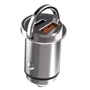 Зарядное устройство Proove Car Charger USB-C+USB Viraty 45W Silver