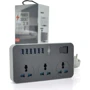 Мережевий фільтр Voltronic TВ-Т09, 3роз, 6*USB Black (ТВ-Т09-Black): Тип Сетевые фильтры