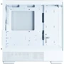 Корпус Zalman P10 White: Материал передней панели закаленное стекло и металл