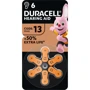 Duracell Hearing Aid 13 6 шт для слуховых аппаратов (5000394167070)