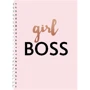 Блокнот girl BOSS розовый
