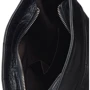Мужская сумка планшет Borsa Leather черная (k15003-2-black): Застежка Молния