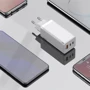 Зарядний пристрій Baseus Wall Charger GaN2 2xUSB-C+USB 65W White (CCGAN-B02) фото 7