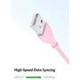 Кабель T-PHOX USB Cable to Lightning Kitty 1m Pink (T-L817 Pink) фото 6