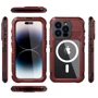 Чехол для iPhone Shellbox M Waterproof Case Red/Black for iPhone 14: Цвет красный