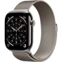 Apple Watch Series 11 GPS + Cellular 46mm Natural Titanium Case with Natural Milanese Loop - S/M (MFCY4)