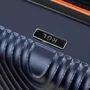 Чемодан Rogal большой темно-синий (RGL663L-dark-blue-orange): Фактура Матовая