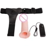 Страпон LYBAILE Men's Pants Replacement Vibrating Strap On Flesh, 16,5 см