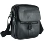 Мужская сумка планшет Borsa Leather черная (101106-black)