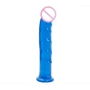 Фаллоимитатор Doc Johnson Jelly Jewels - Dong with Suction Cup - Blue