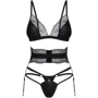 Комплект Obsessive Lobellis 3-pcs set XL/2XL