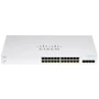 Сетевой коммутатор Cisco CBS220-24FP-4G-EU: Количество портов Gigabit Ethernet (10/100/1000) 24