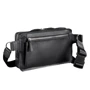 Сумка поясная BlankNote DROPBAG MAXI (Кожа Crazy Horse) графит - черная (BN-BAG-20-g-kr): Фактура Матовая, Гладкая