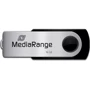 USB-флешка MediaRange 16GB USB 2.0 Black/Silver (MR910): Стандарт USB USB 2.0