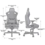 Кресло игровое Anda Seat Kaiser 2 Brown Size XL (AD12XL-07-K-PVC-K01) фото 2